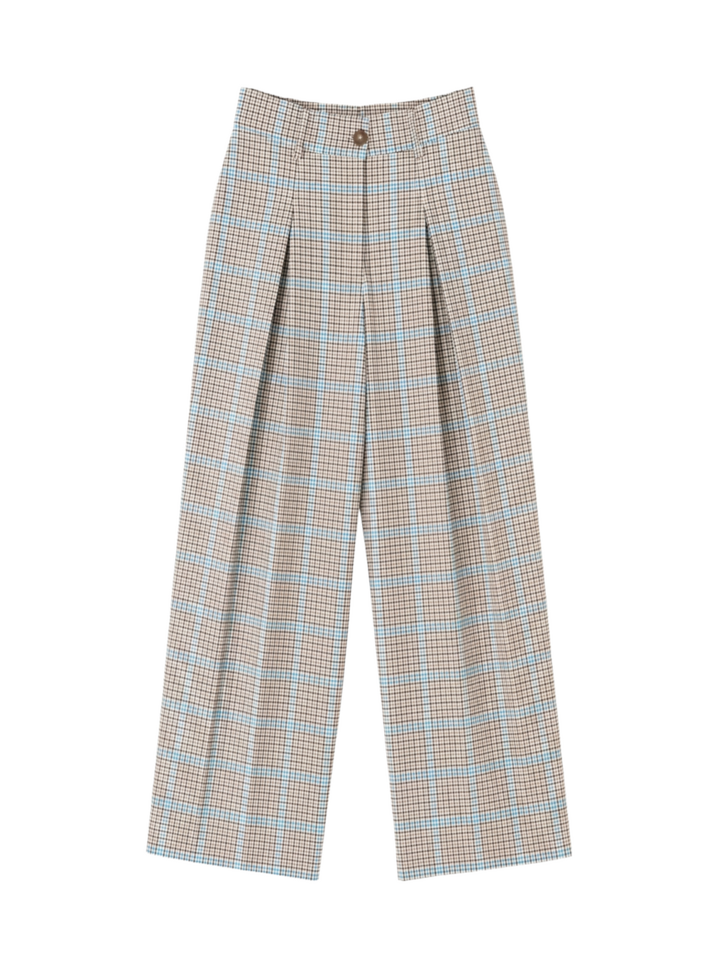 Agustina Plaid Trousers