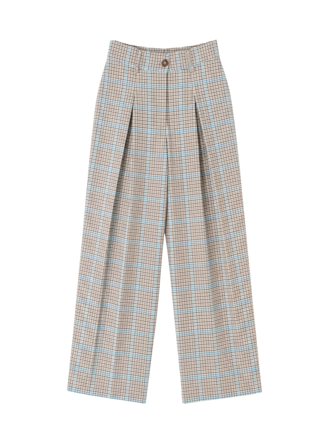 Agustina Plaid Trousers
