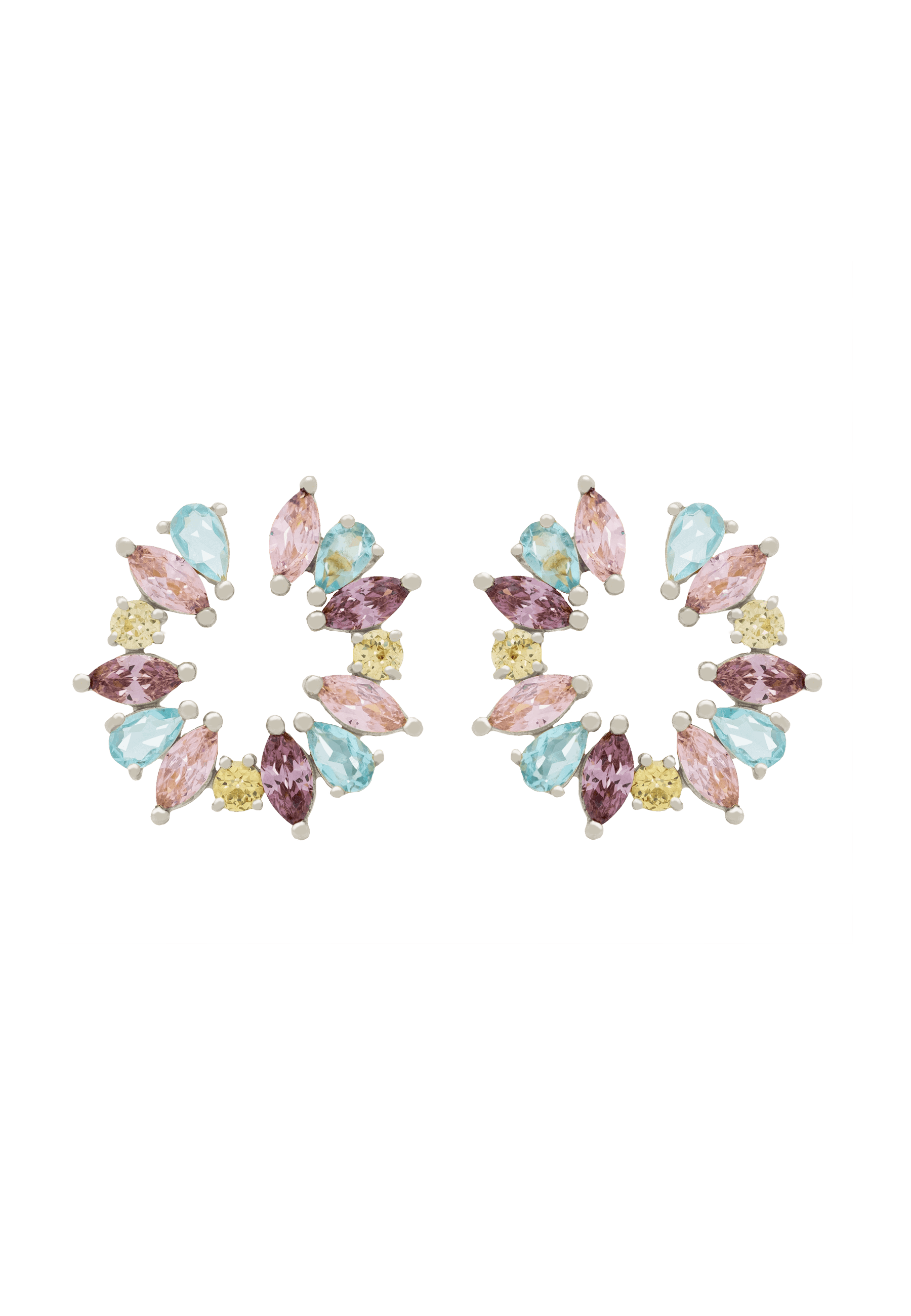 Pendientes Amal Plata