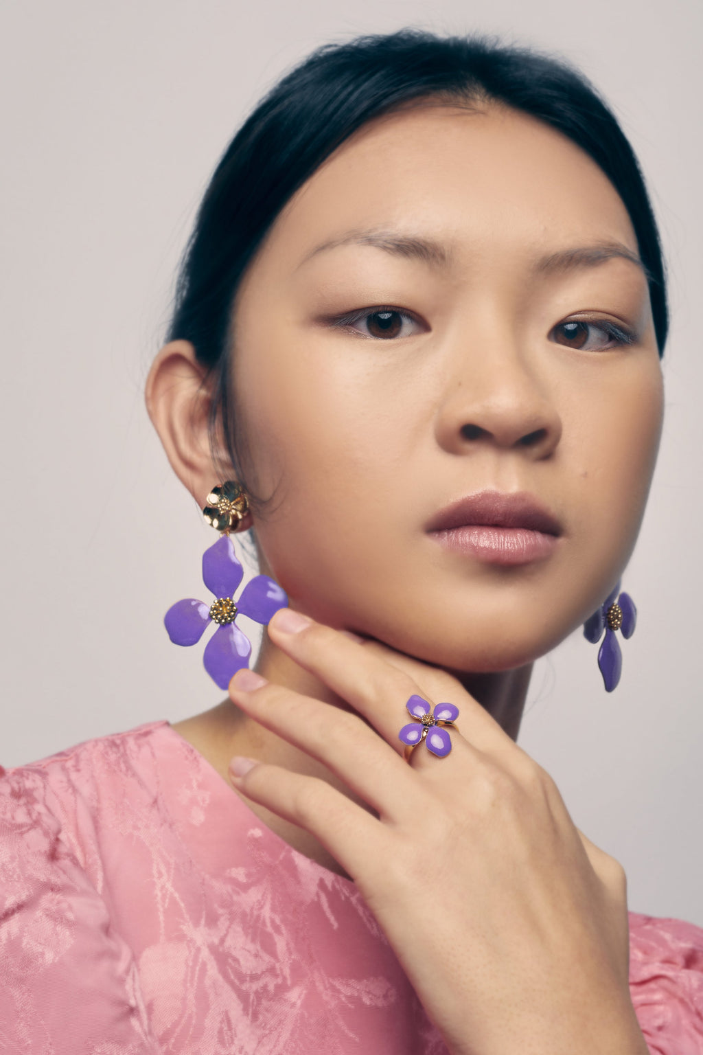 Pendientes Cassia Lila