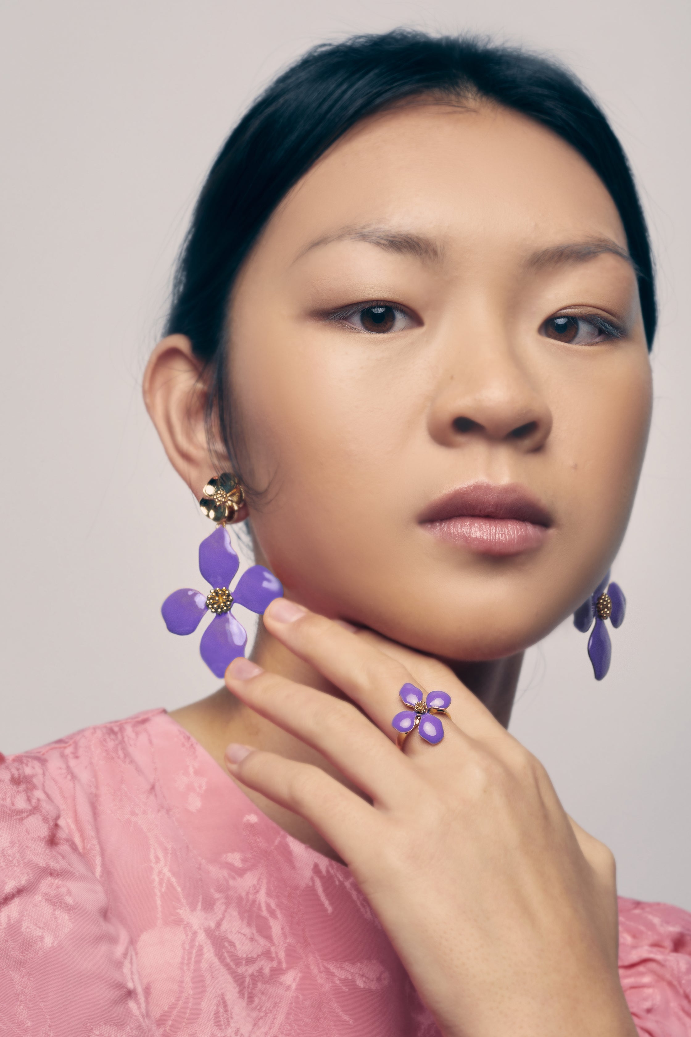 Pendientes Cassia Lila