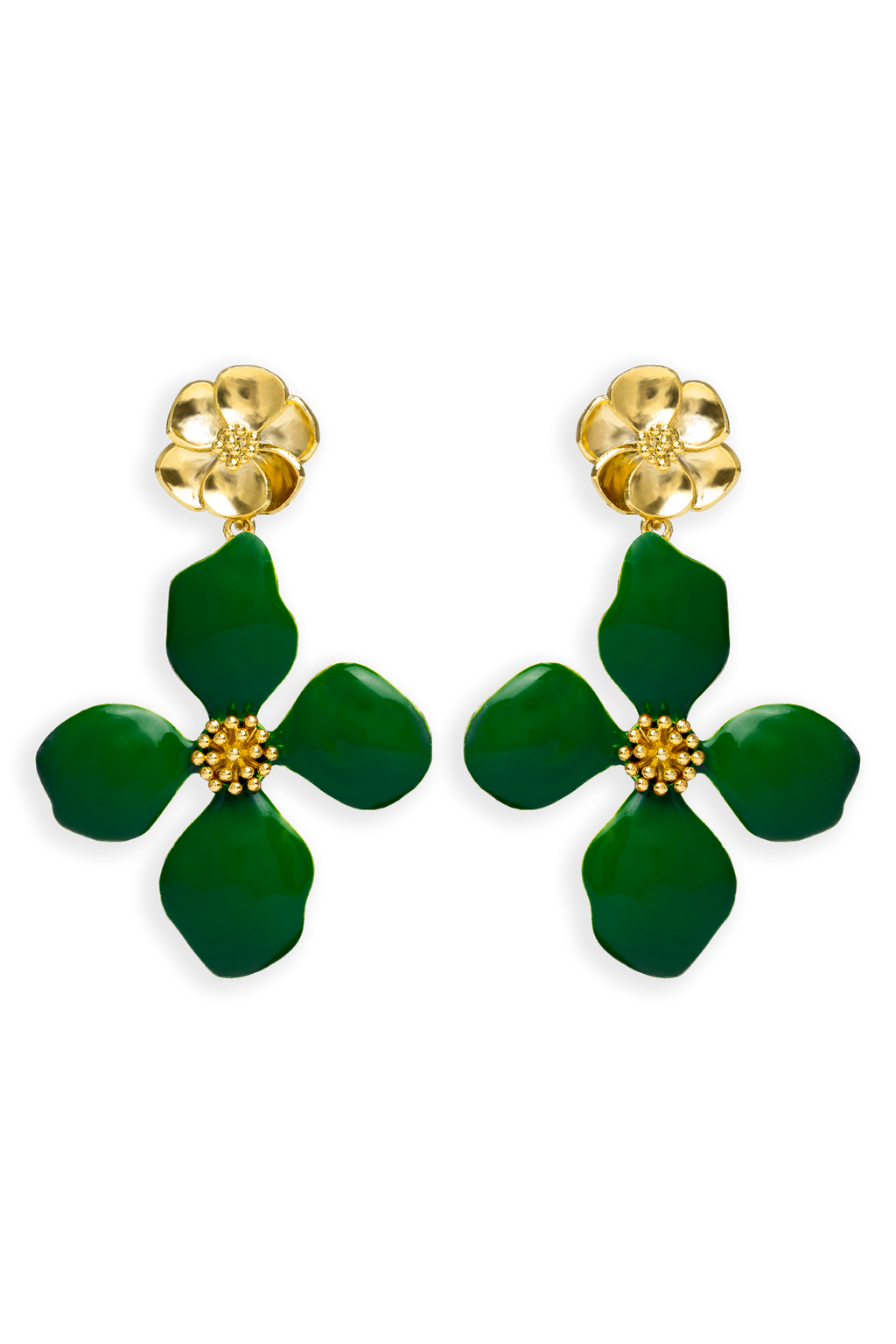Pendientes Cassia Verde