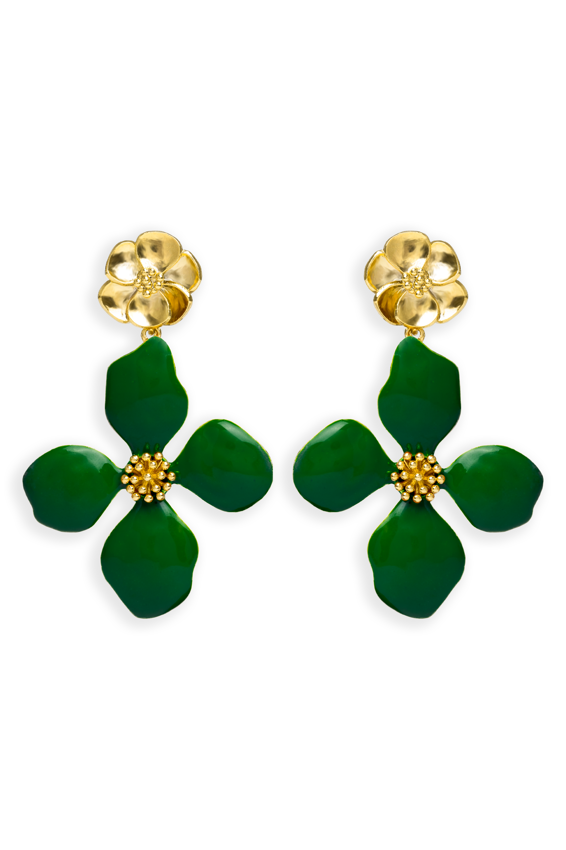 Pendientes Cassia Verde