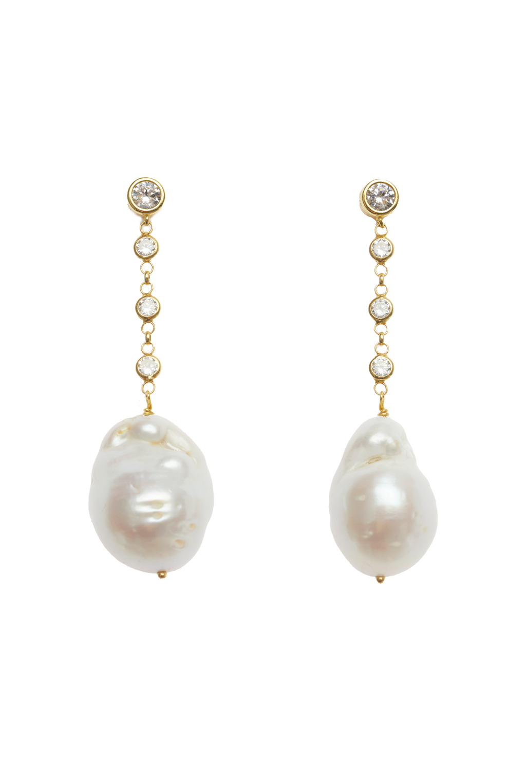 Pendientes Celine Perla Barroca