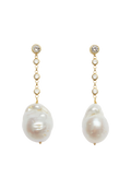 Pendientes Celine Perla Barroca