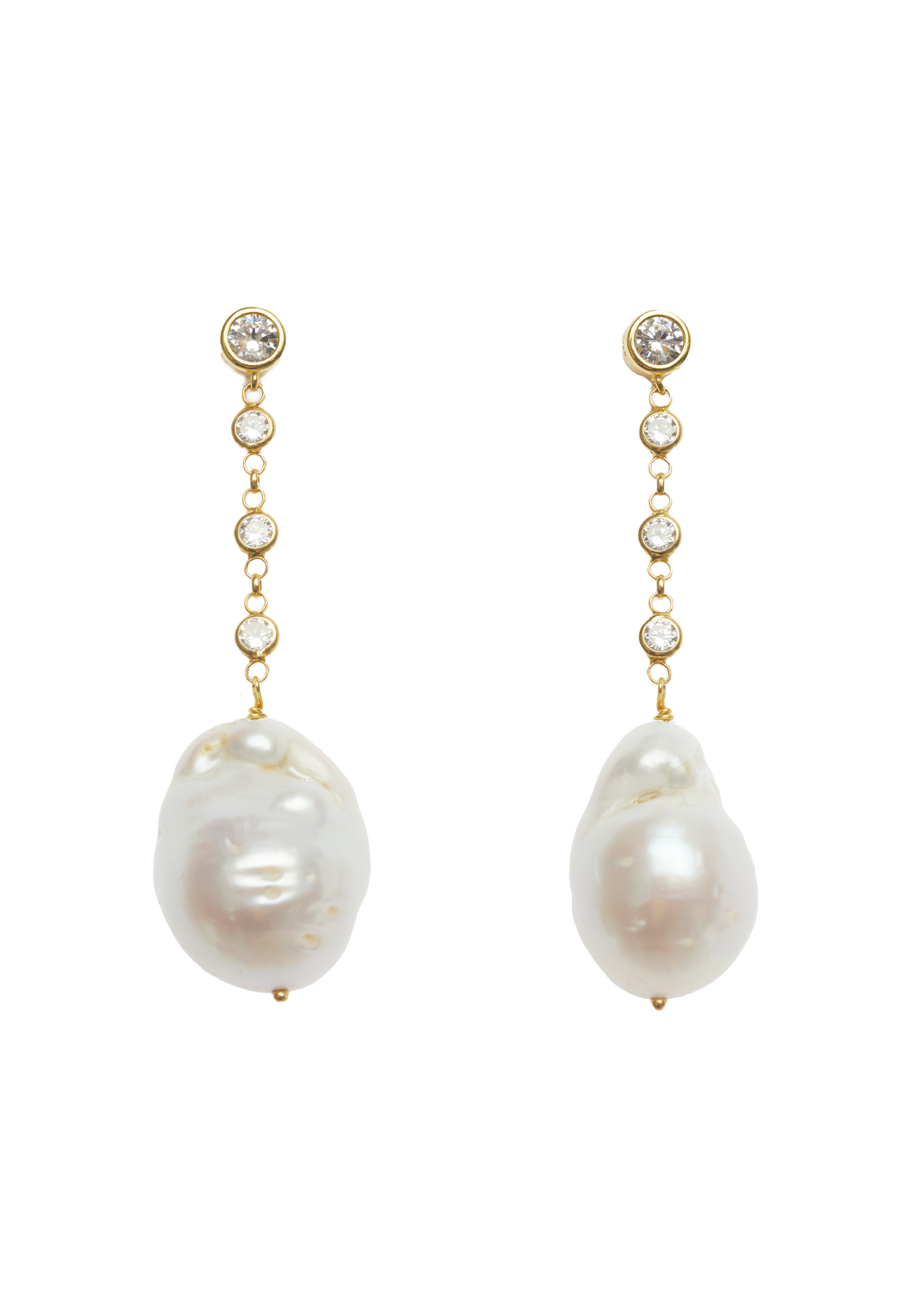 Pendientes Celine Perla Barroca