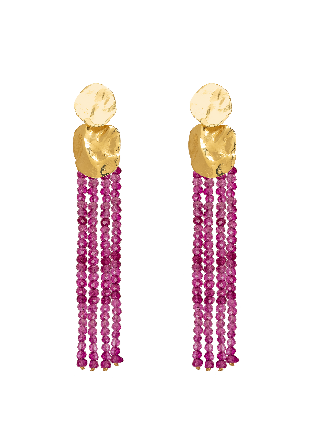 Pendientes Liliana Fucsias