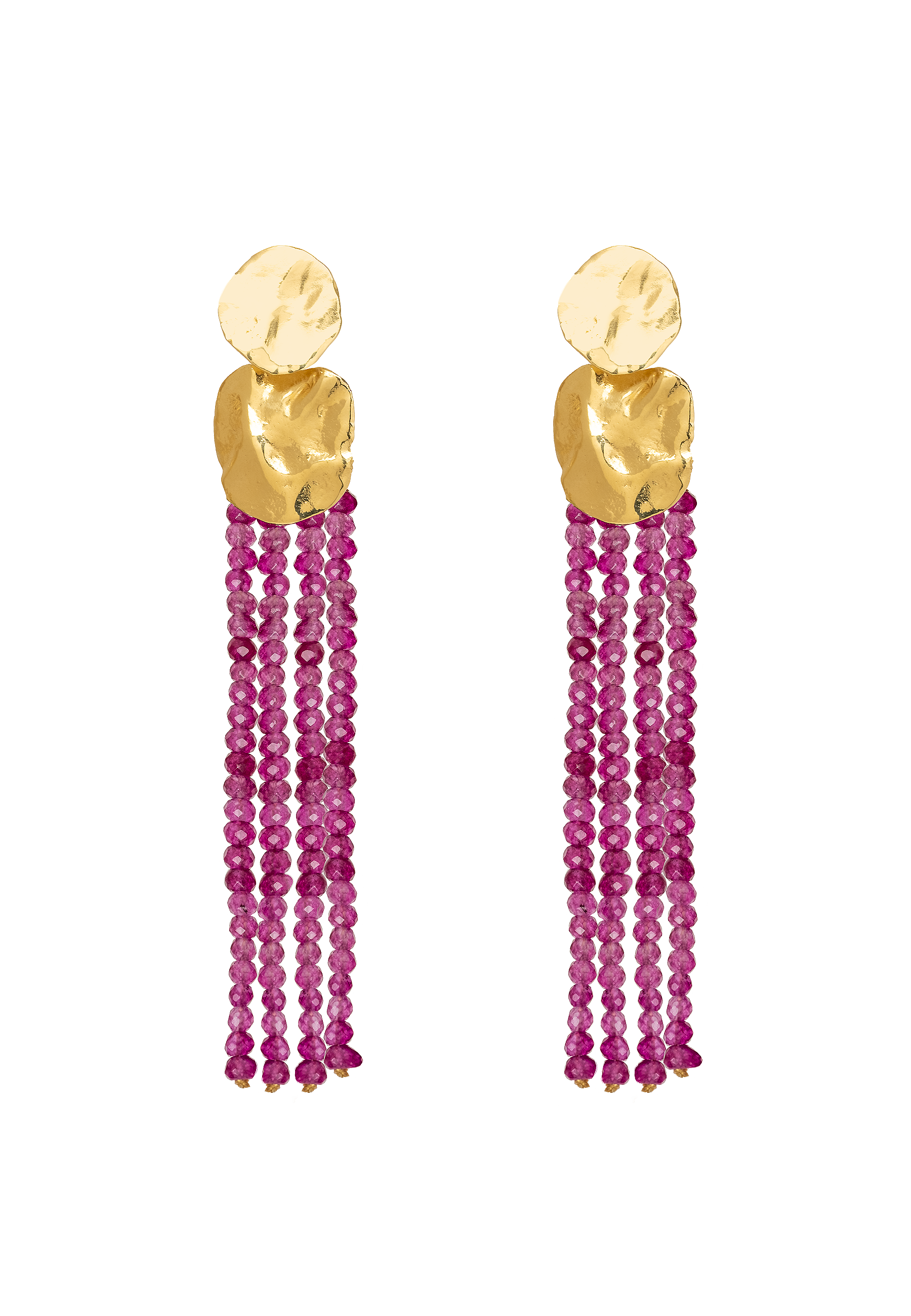Pendientes Liliana Fucsias