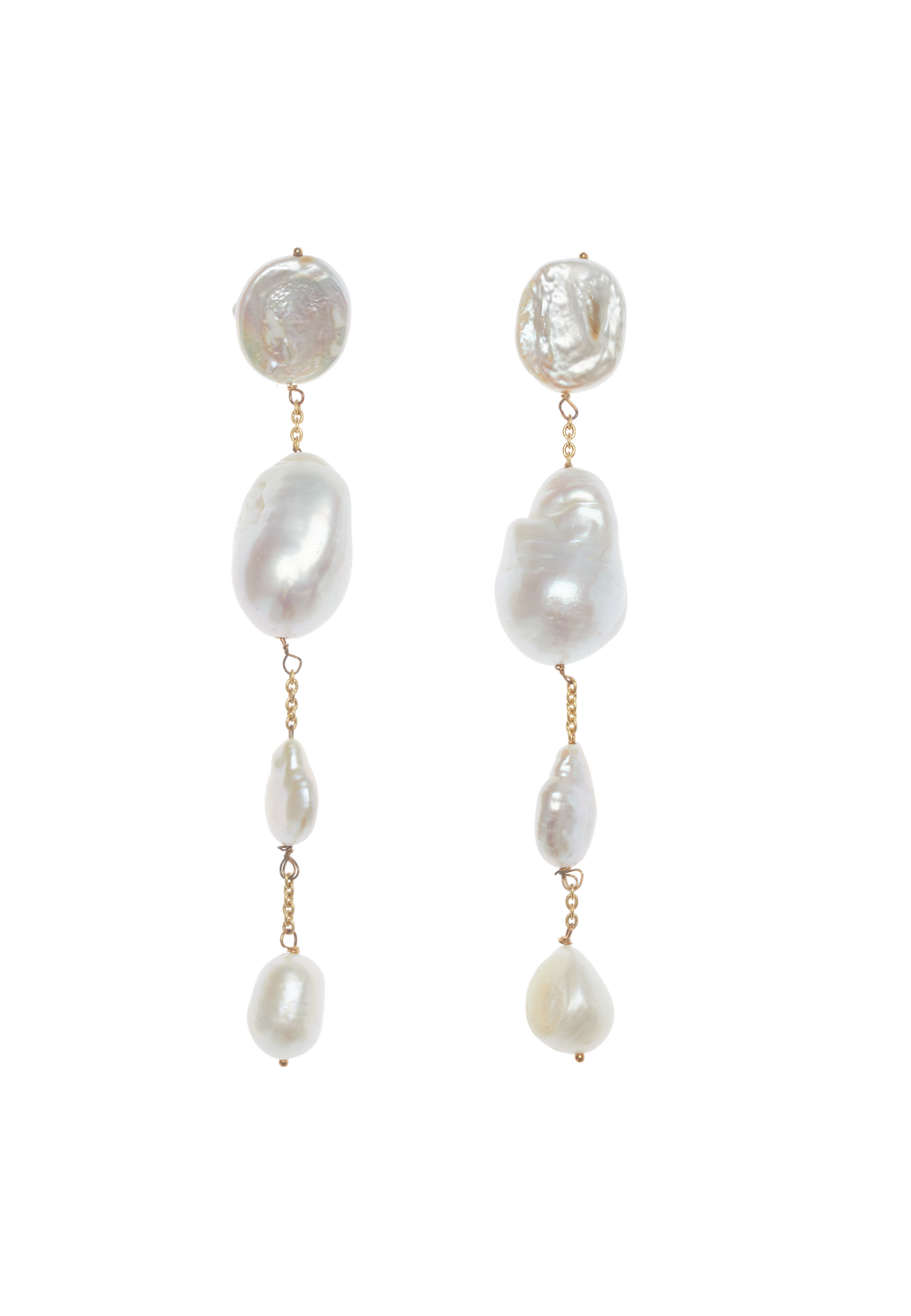Pendientes Pluie Perlas