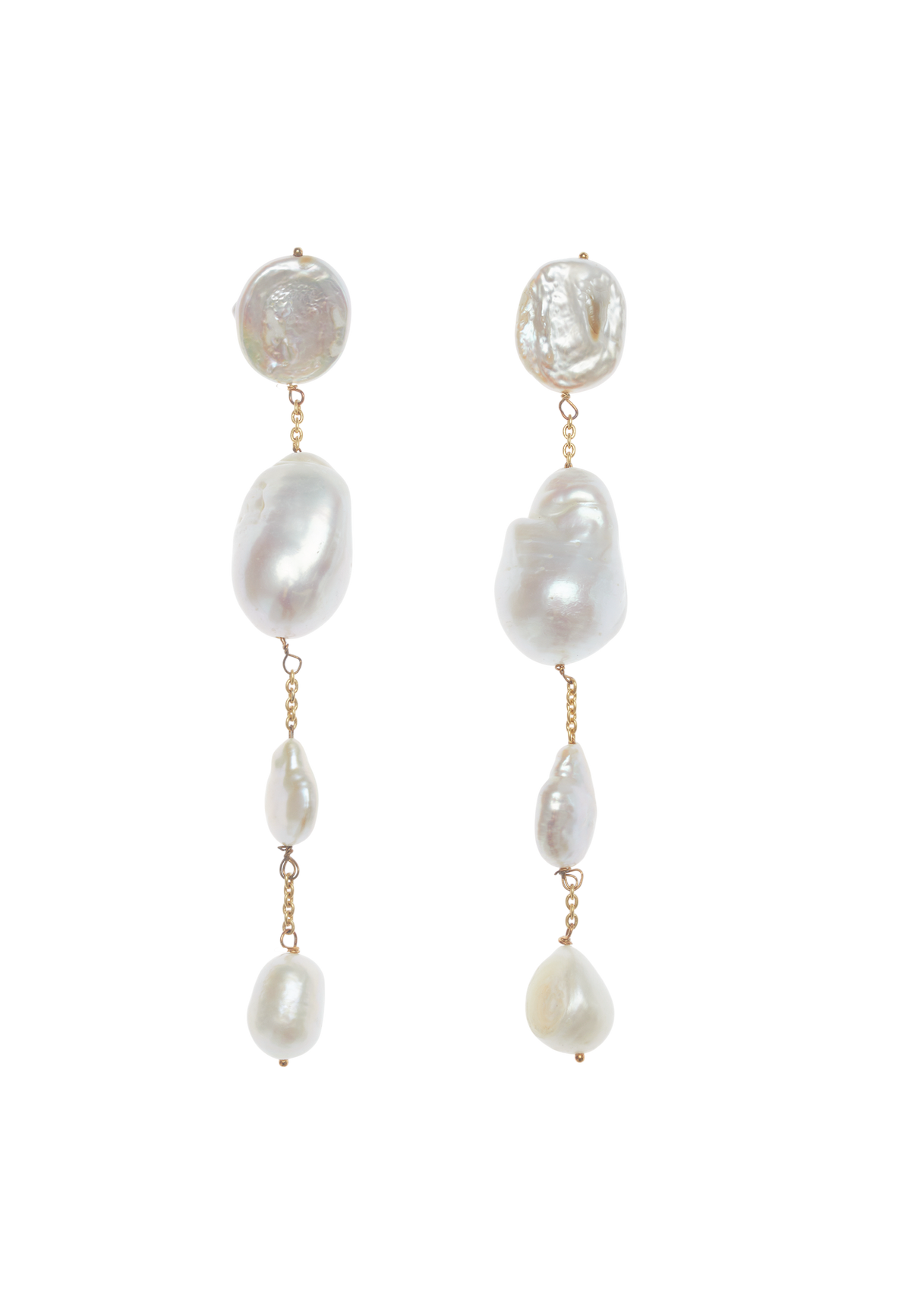 Pendientes Pluie Perlas