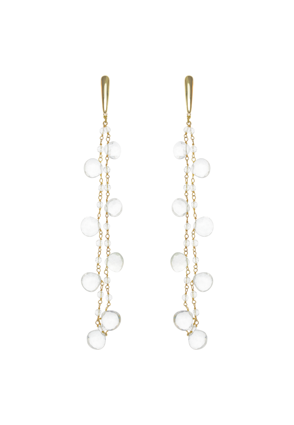 Pendientes Helene Cristales