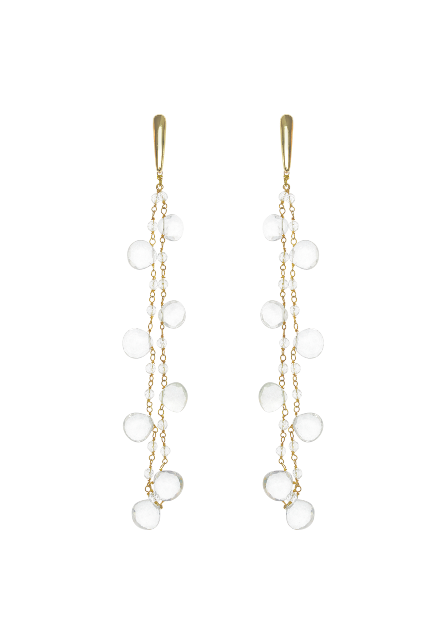 Pendientes Helene Cristales