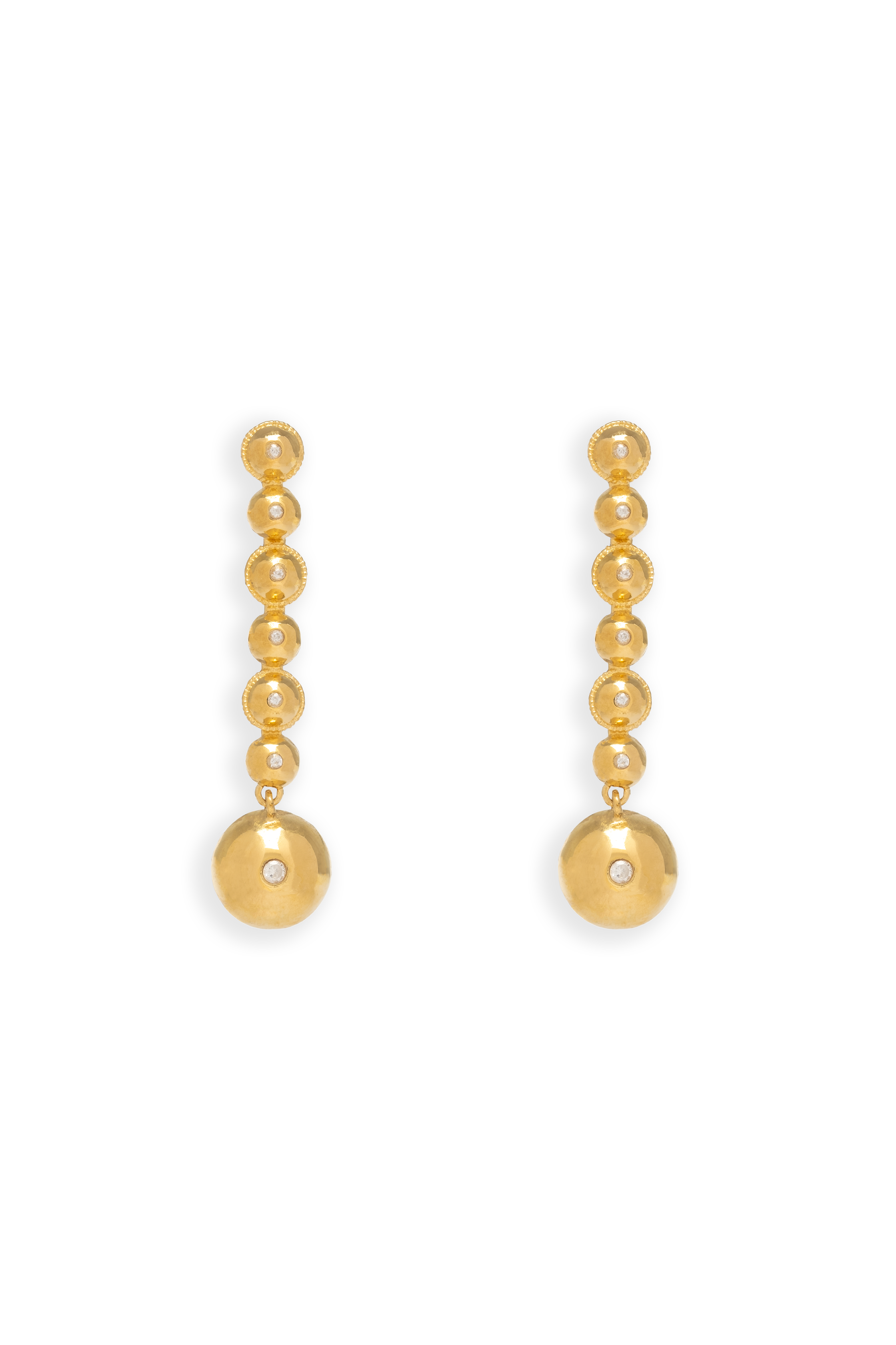 Pendientes Hibiscus Dorado