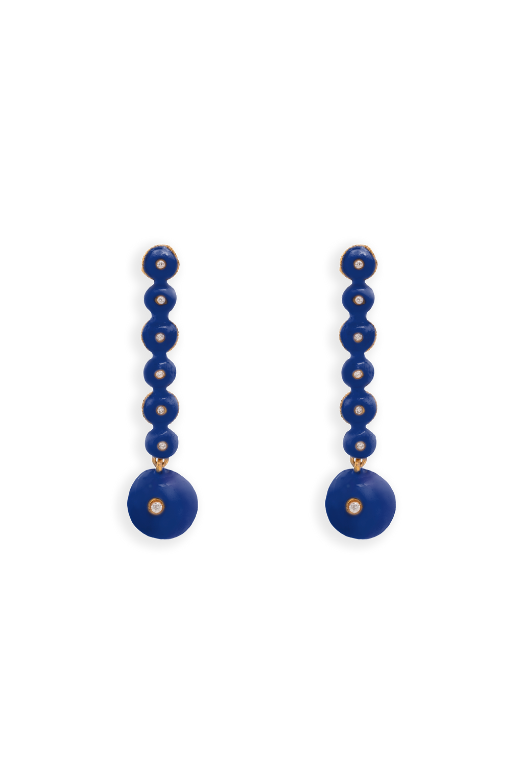 Pendientes Hibiscus Azul