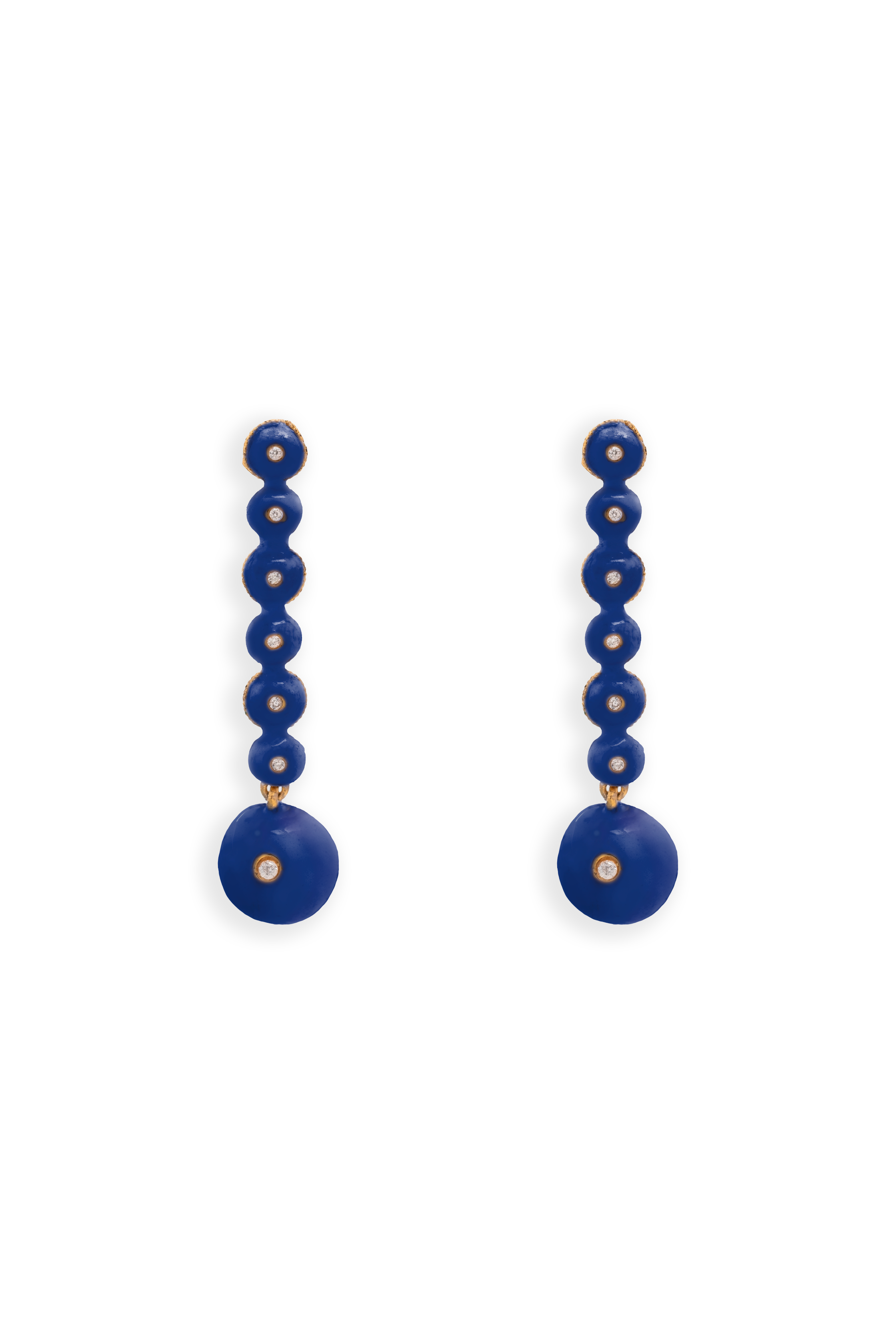 Pendientes Hibiscus Azul