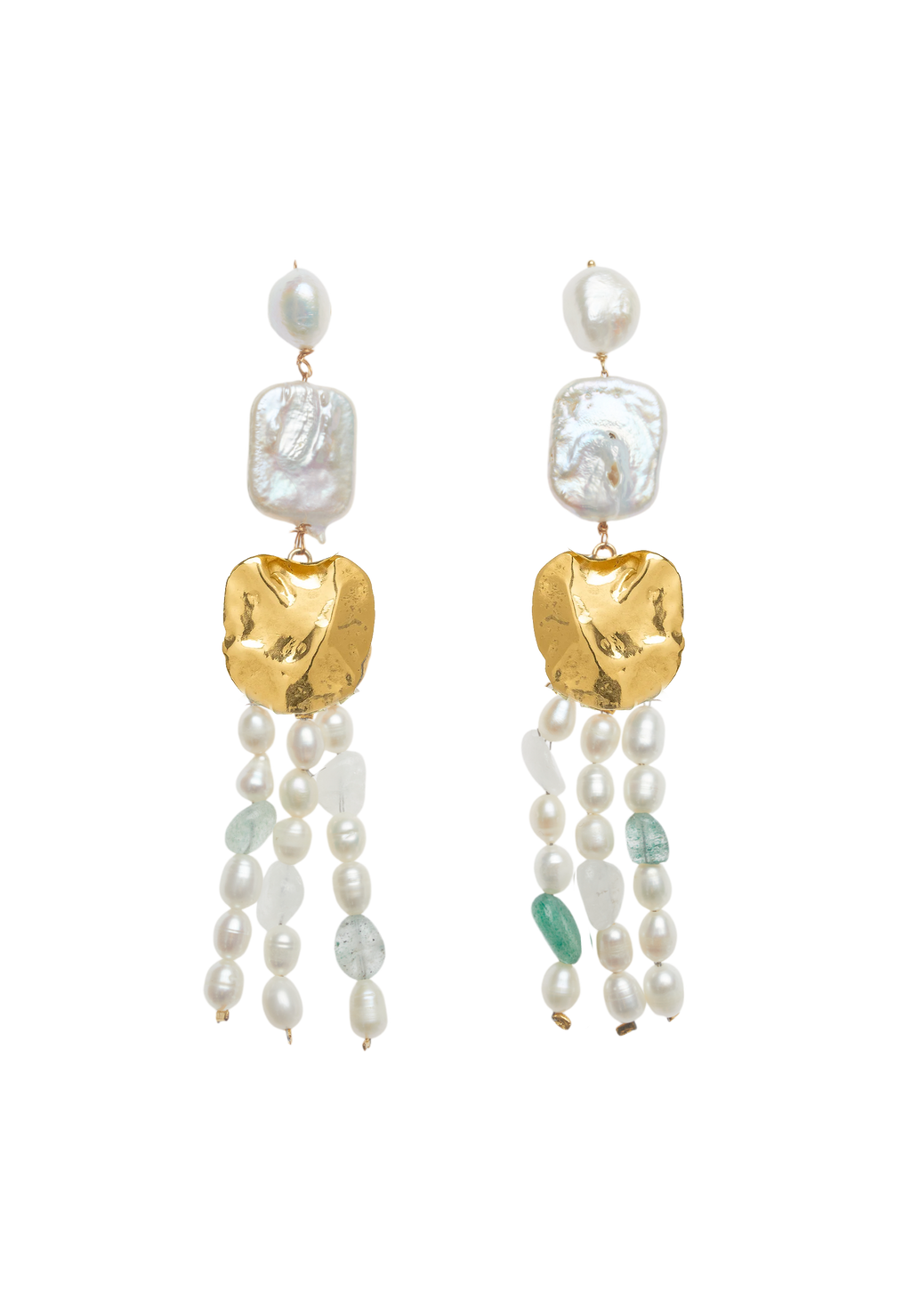 Pendientes Juno Perlas