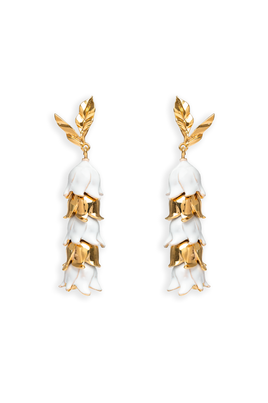 Pendientes Lirium Blancos