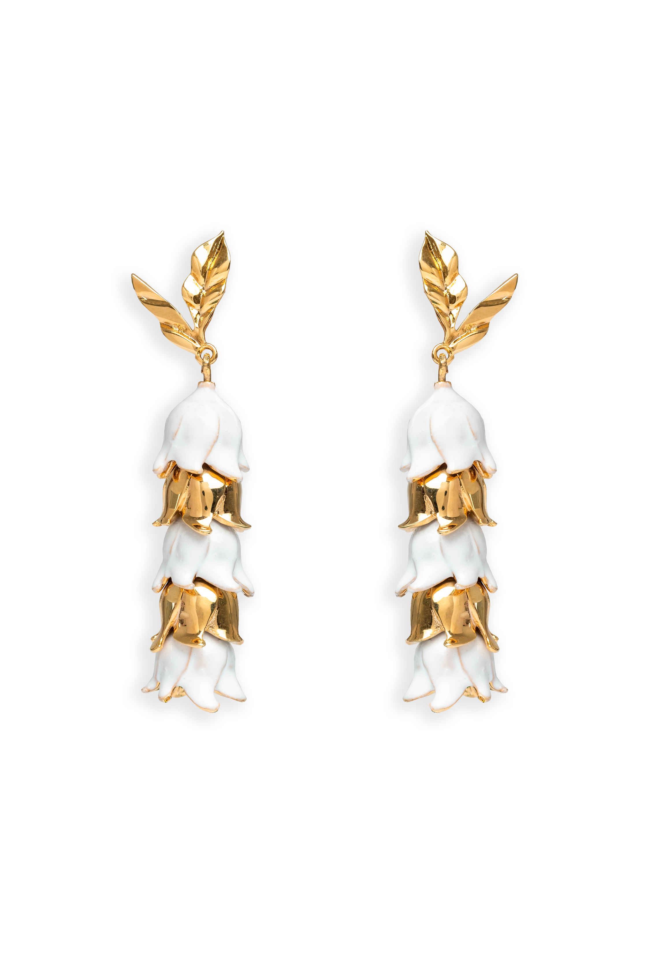 Pendientes Lirium Blancos