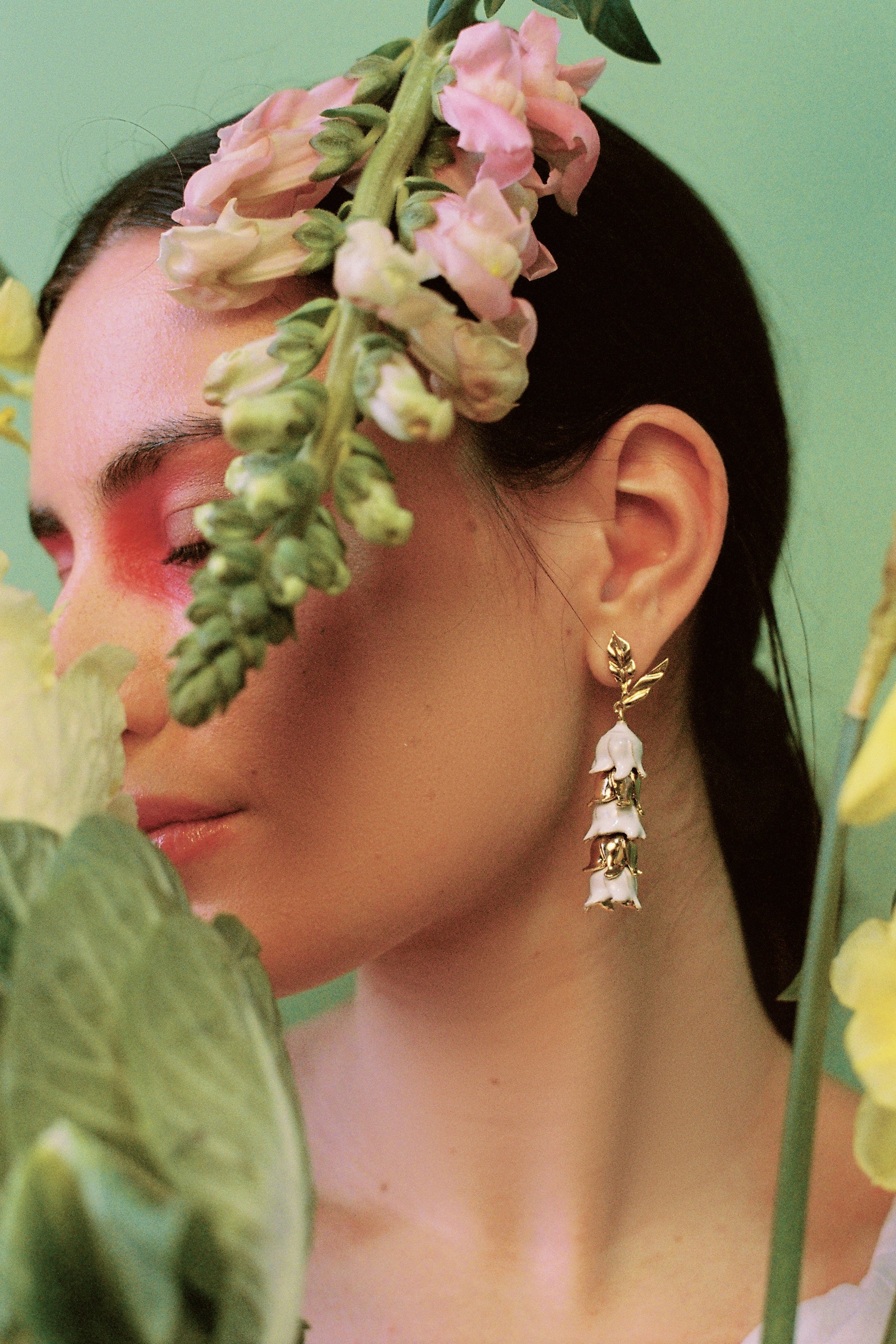 Pendientes Lirium Blancos