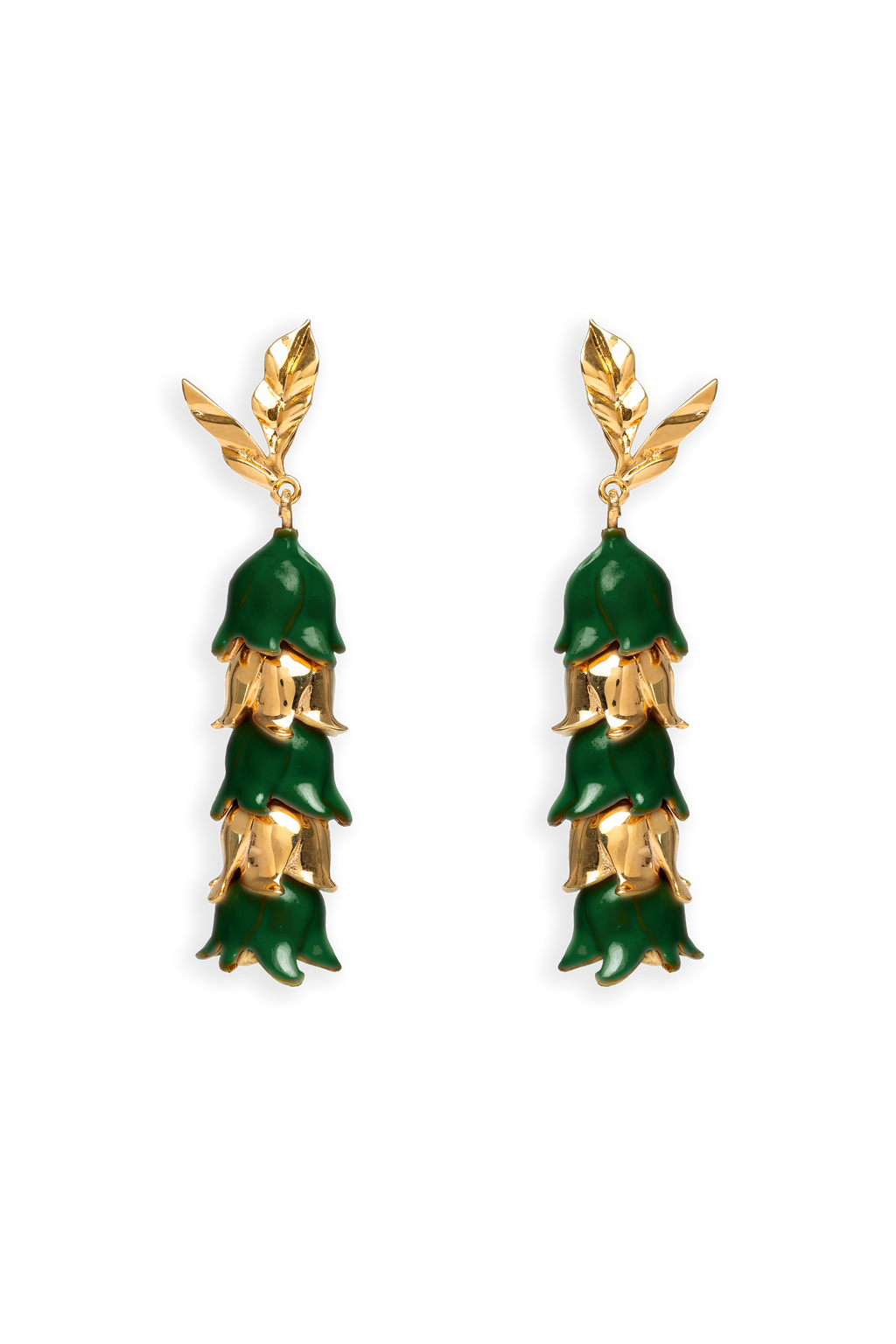 Pendientes Lirium Verdes