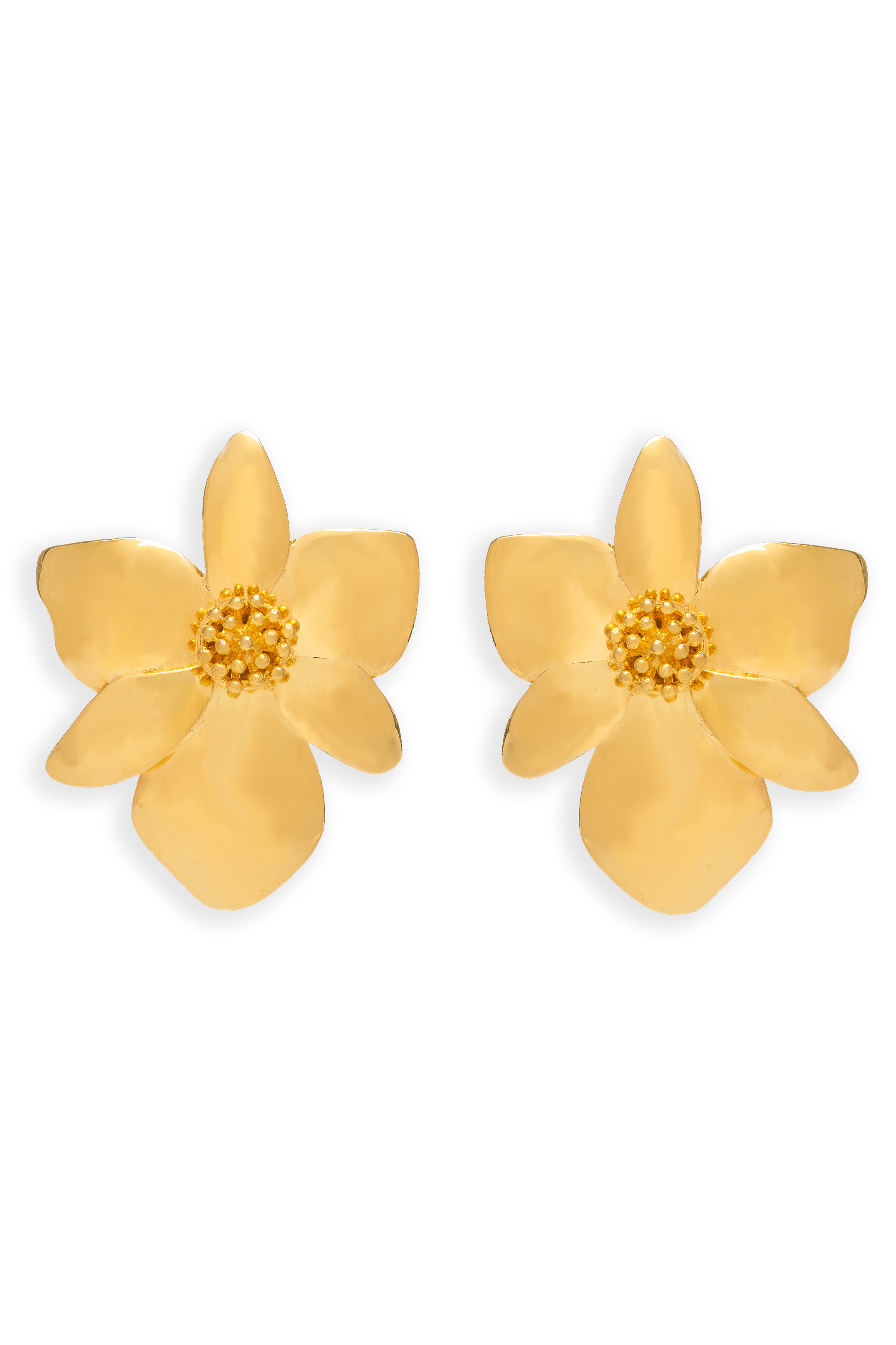 Pendientes Orchid Dorado