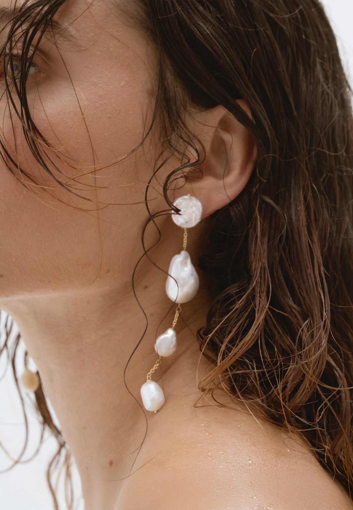 Pendientes Pluie Perlas