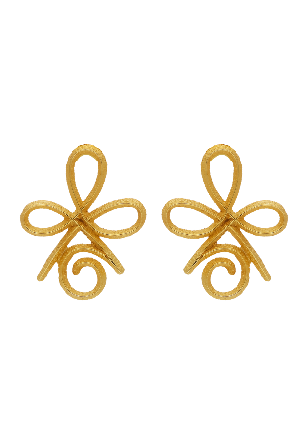 Pendientes Unconditional Love Dorado