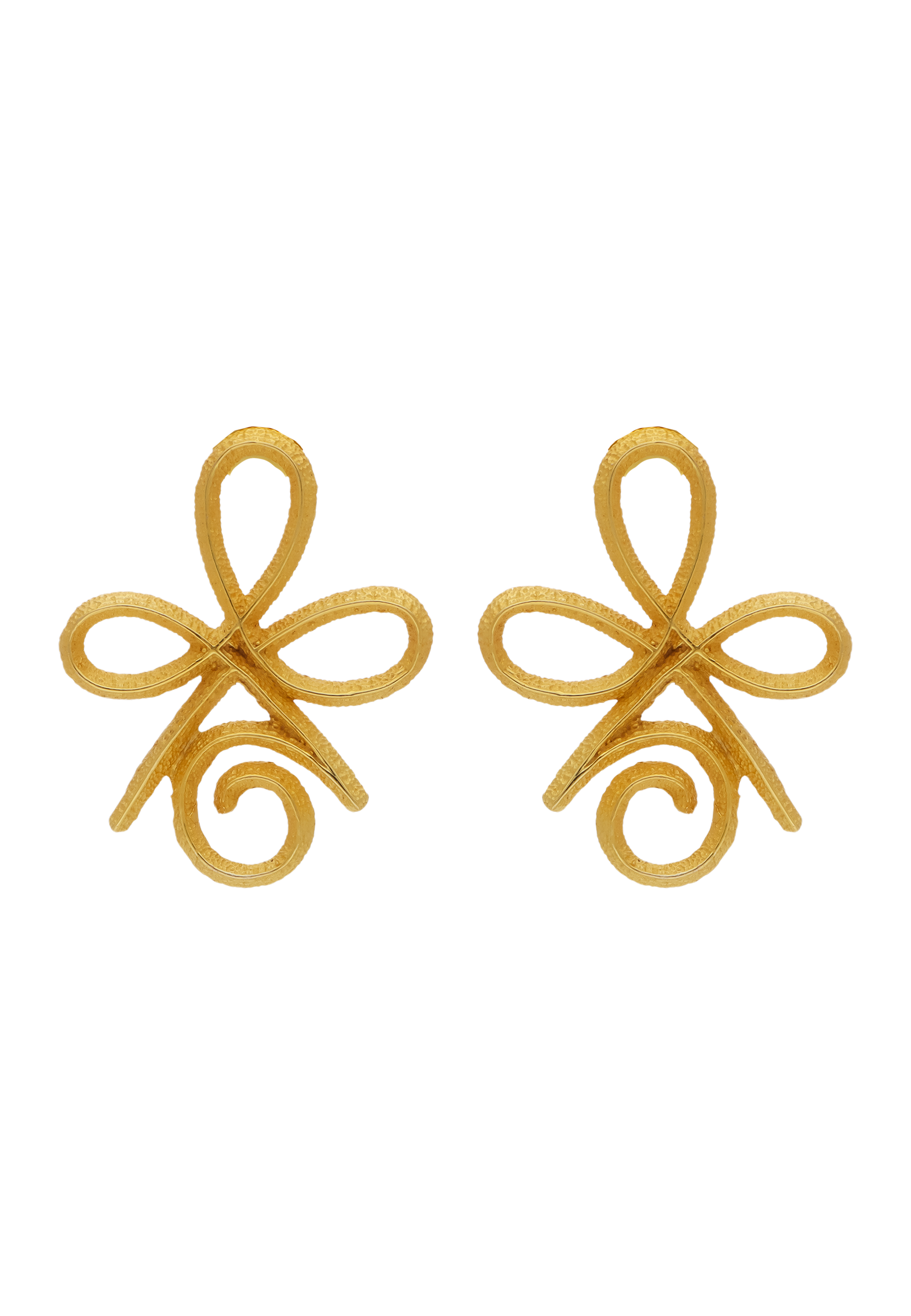 Pendientes Unconditional Love Dorado