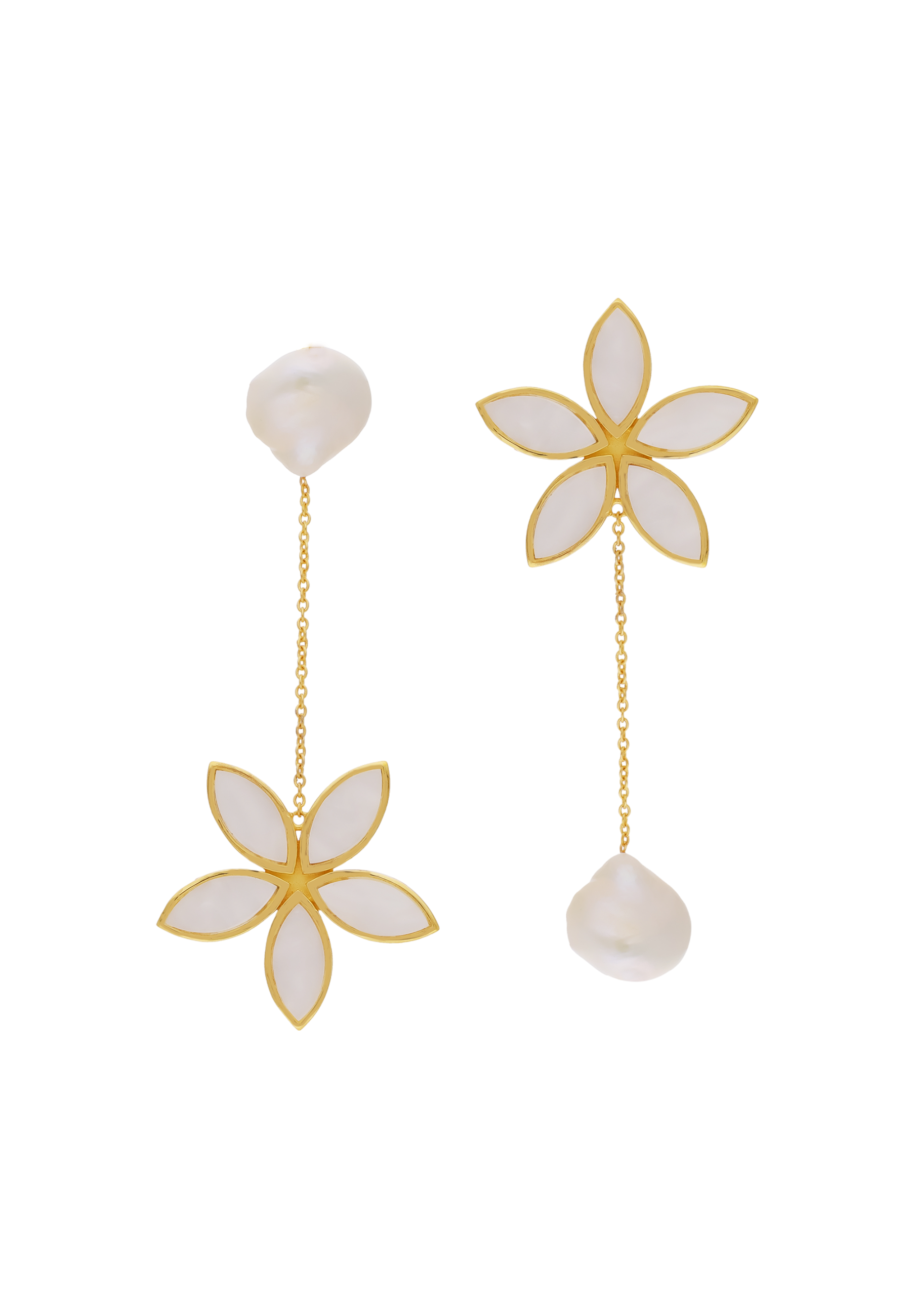 Pendientes White Lotus