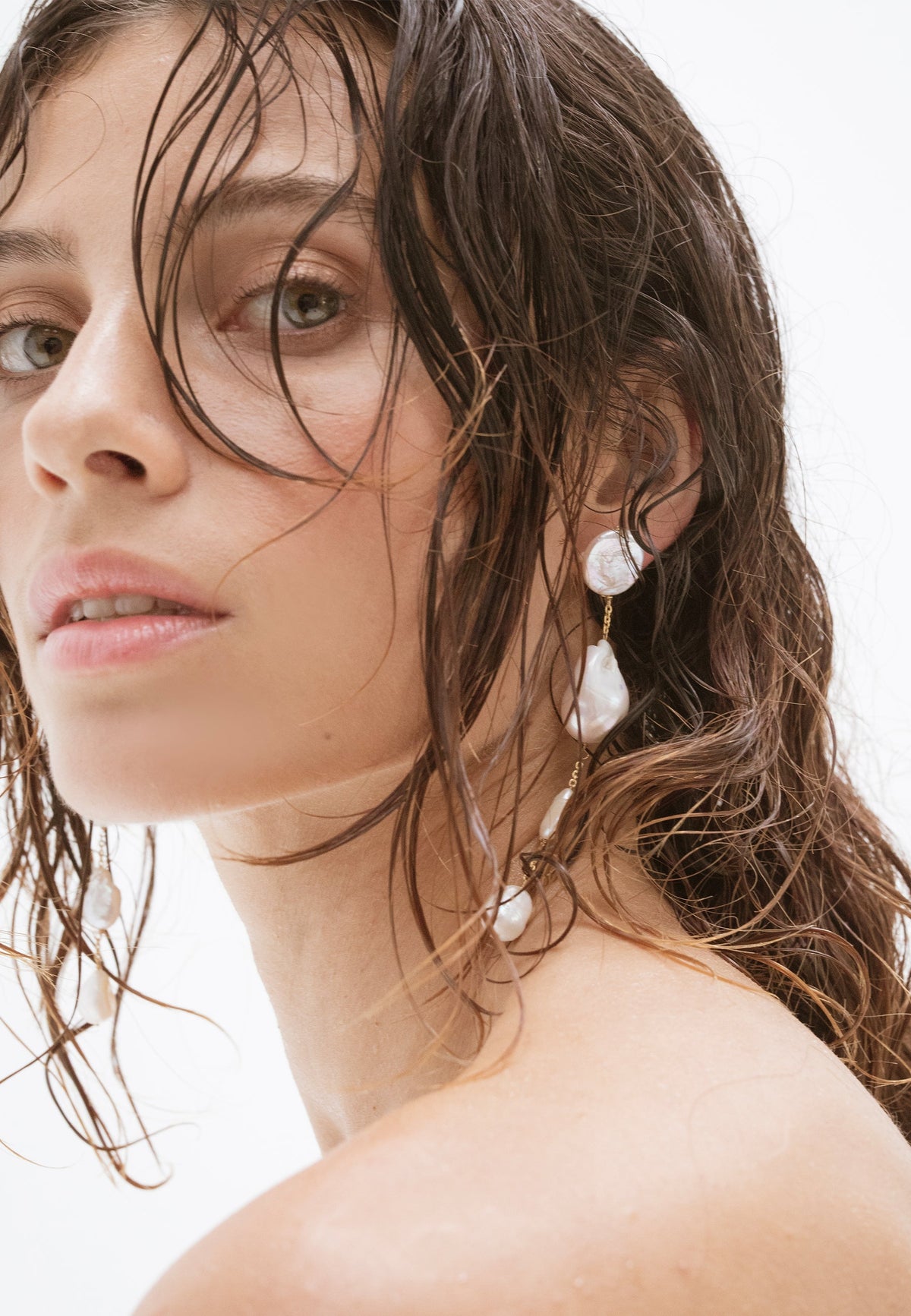 Pendientes Pluie Perlas