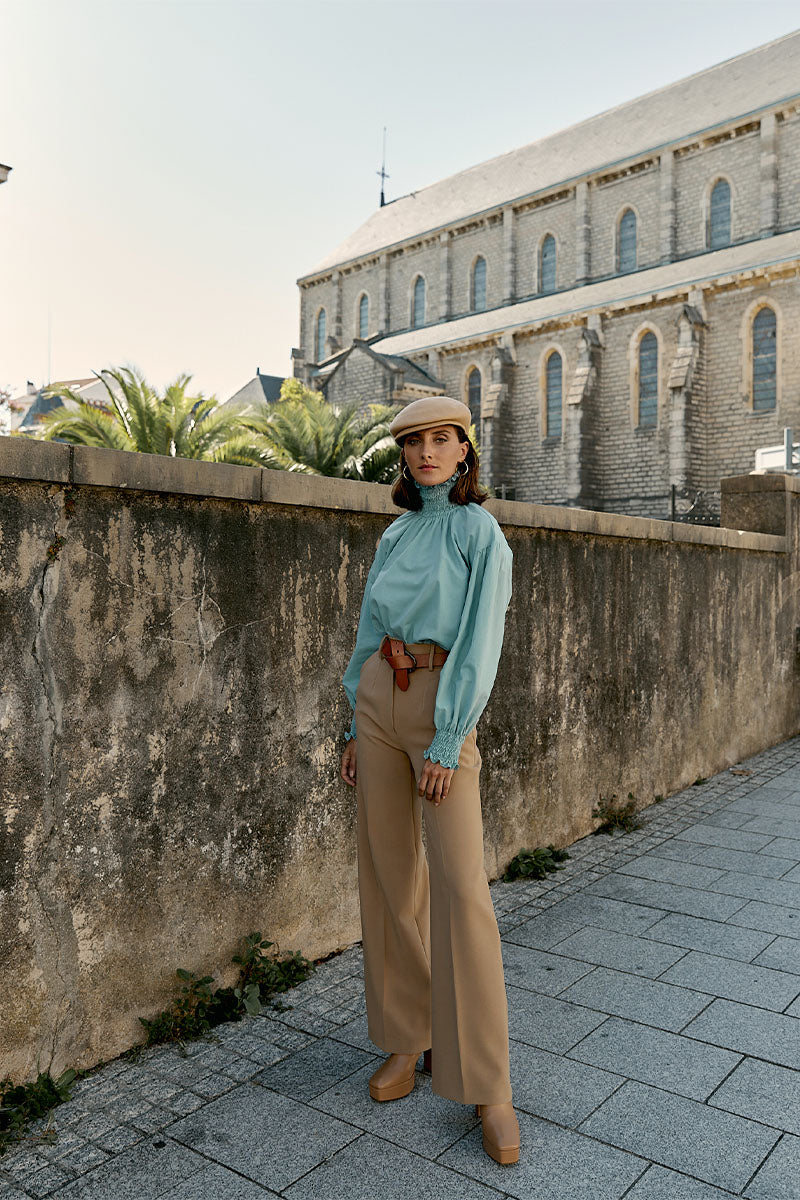 Pantalón Adela Camel