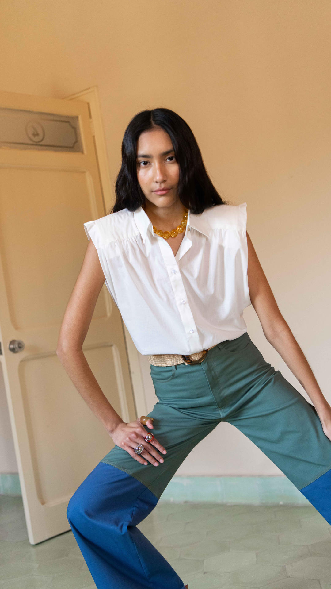 Camisa Marieta sin mangas