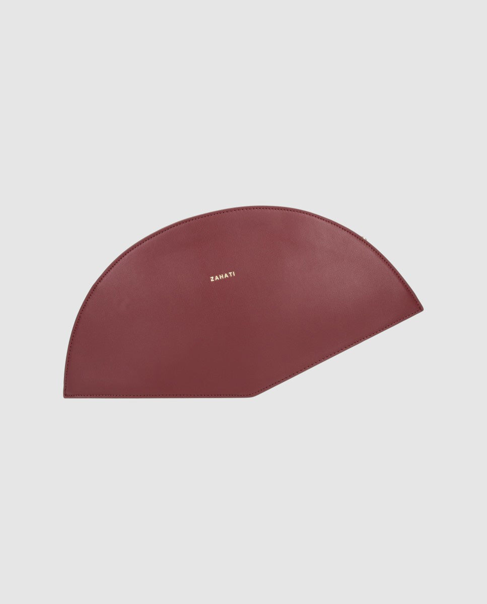 Bolso Abanico Lissé Burdeos
