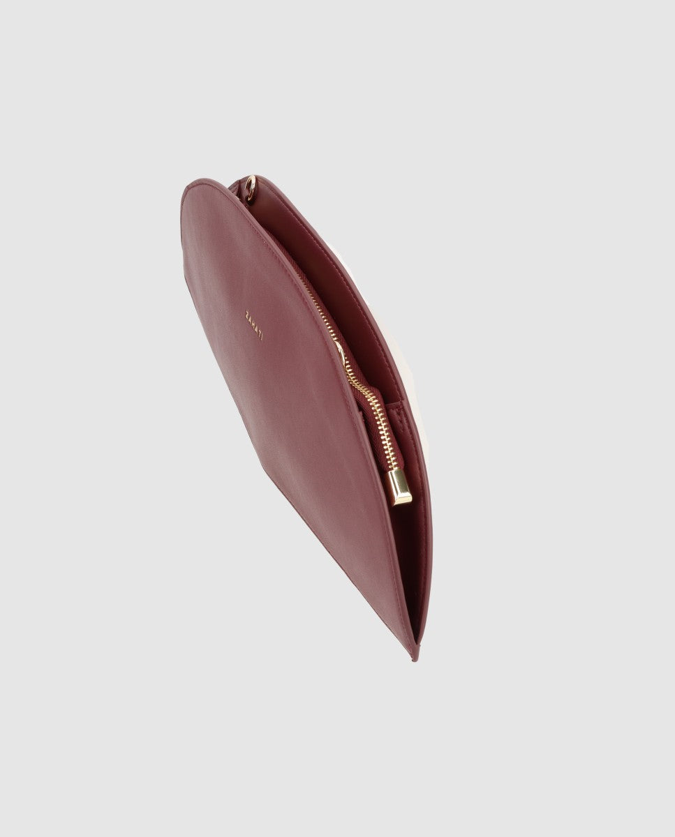Bolso Abanico Lissé Burdeos