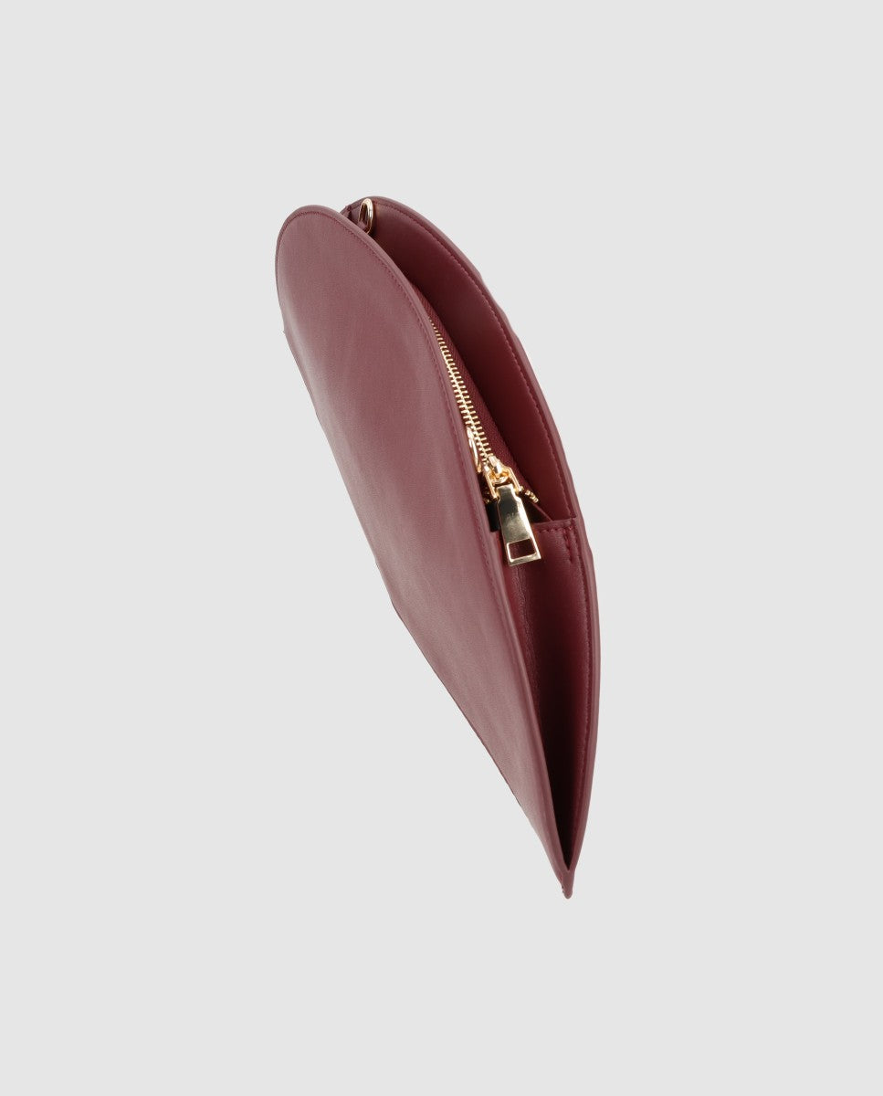 Bolso Abanico Lissé Burdeos