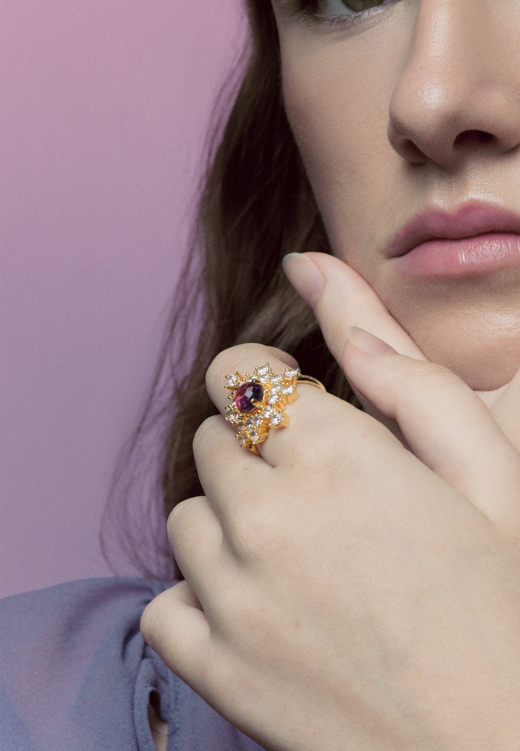 Anillo Altaira Morado