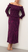 Vestido Bardot Textura