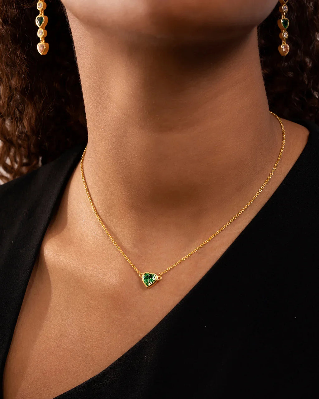 Colgante Corazón Kindness Verde