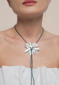 Collar Lotus Flower Plata