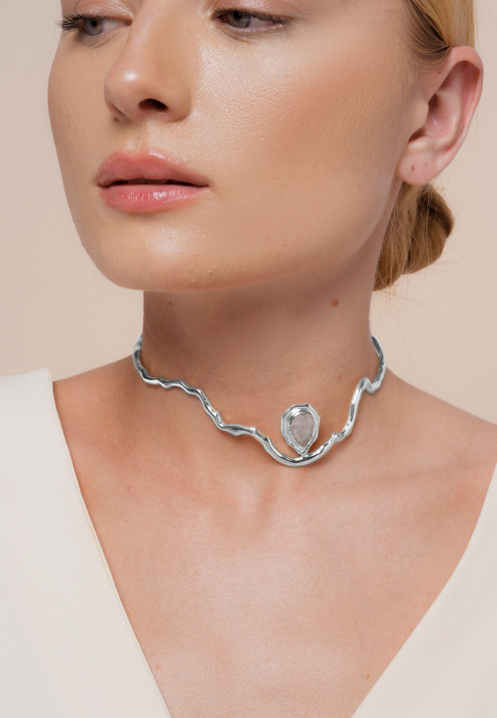 Choker Gratitude Plata