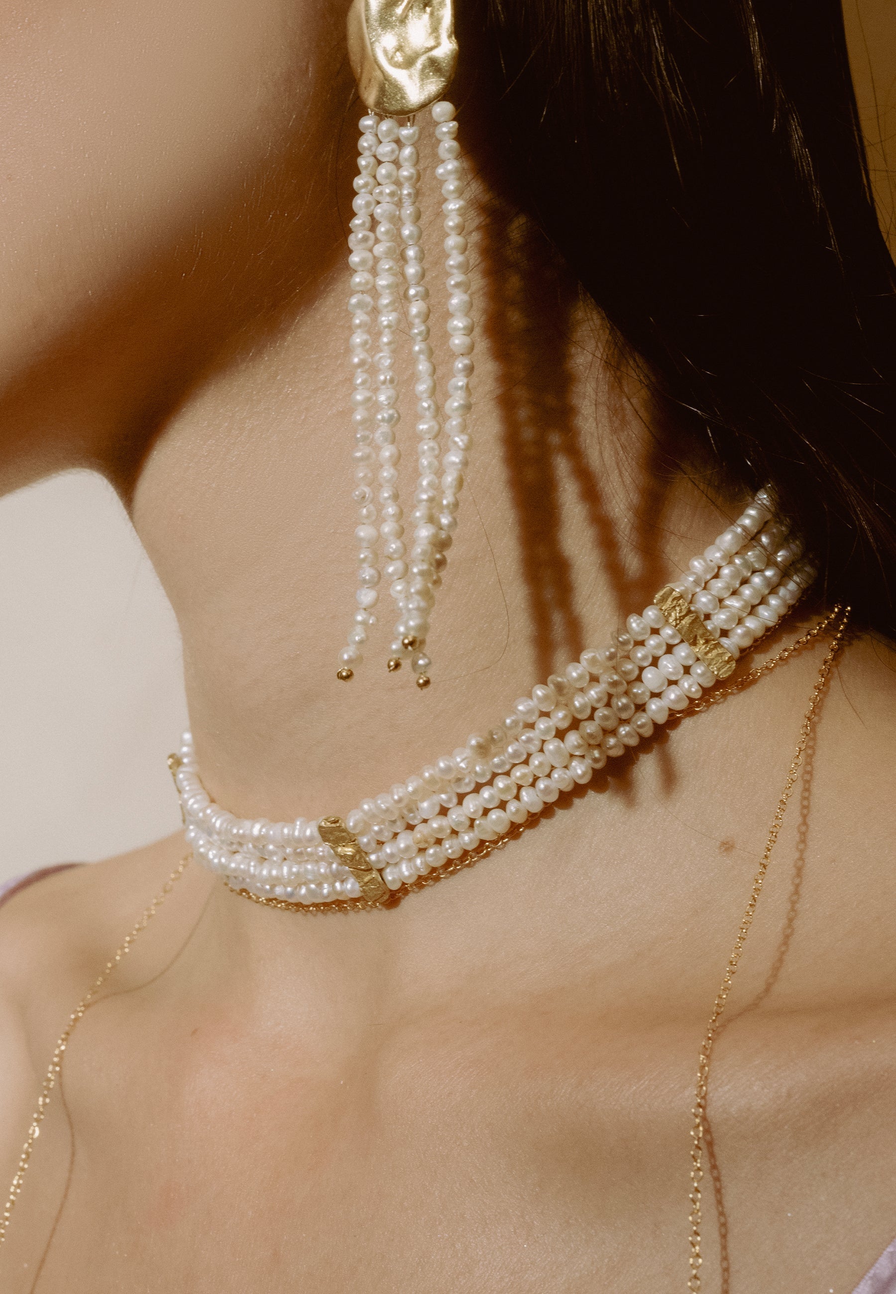 Choker Liliana Perlas