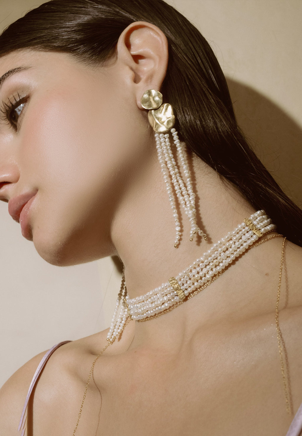 Choker Liliana Perlas