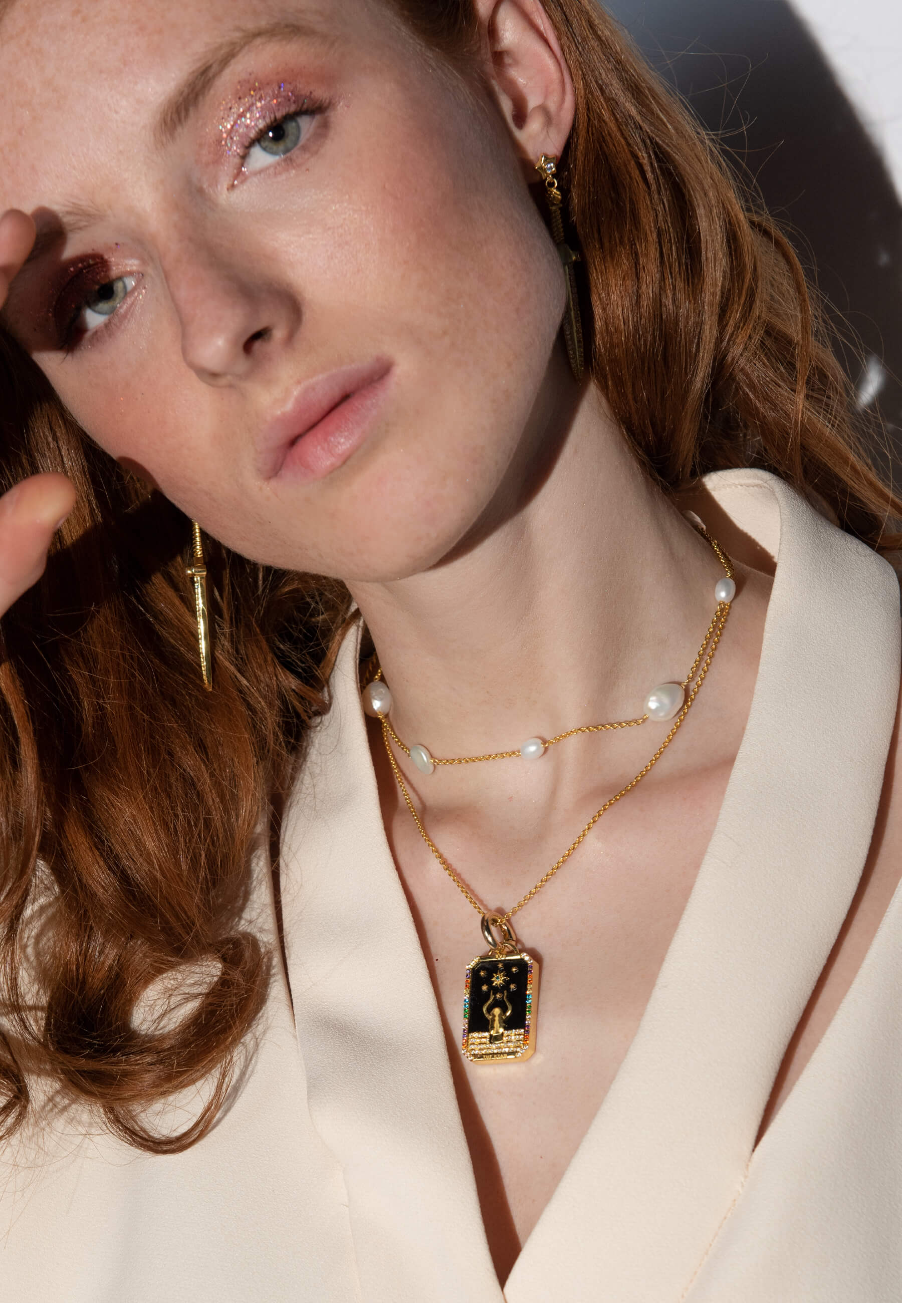 Choker Perlas High Priestess