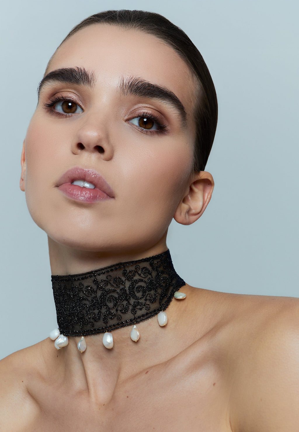 Choker elva negro