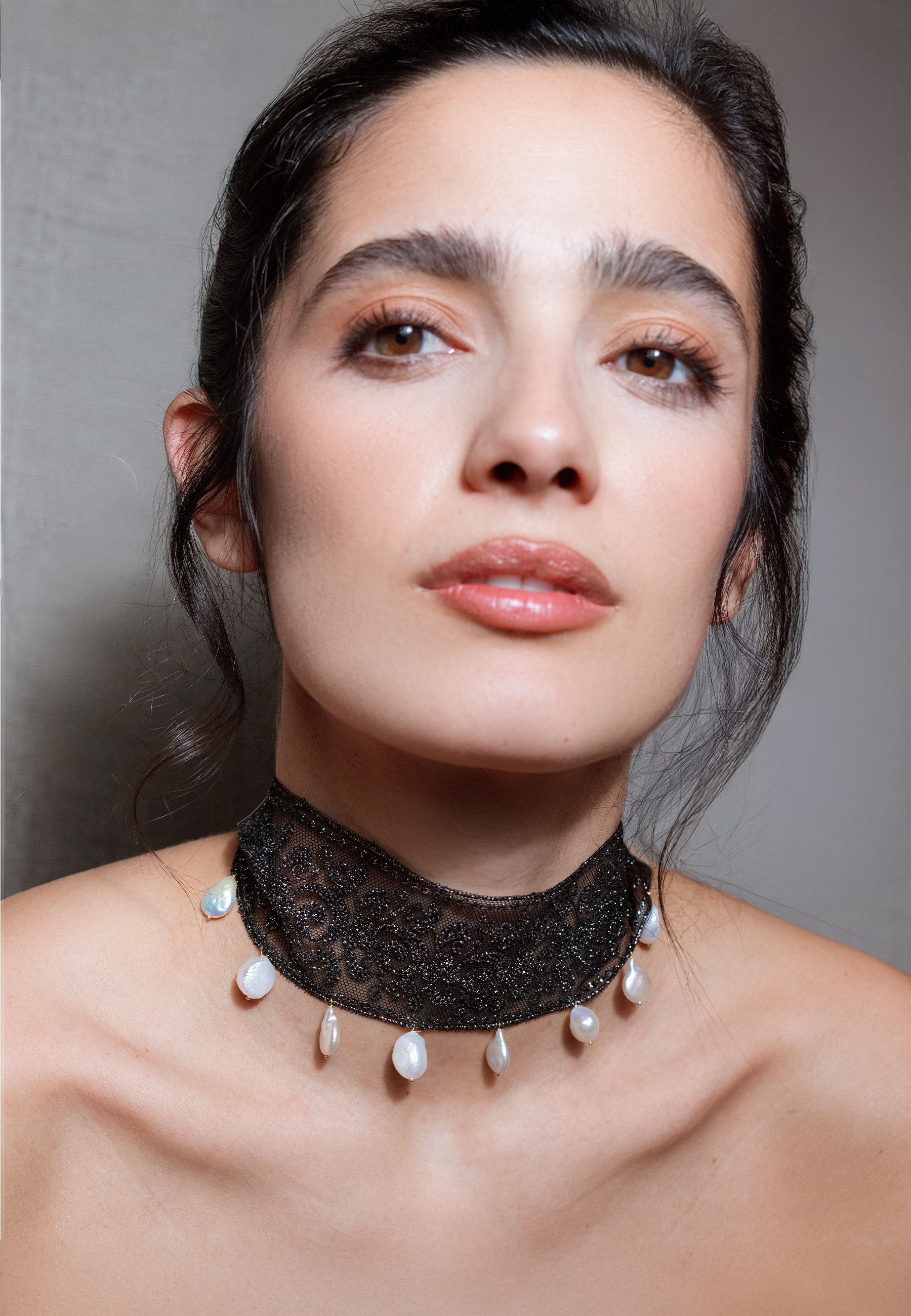 Choker elva negro