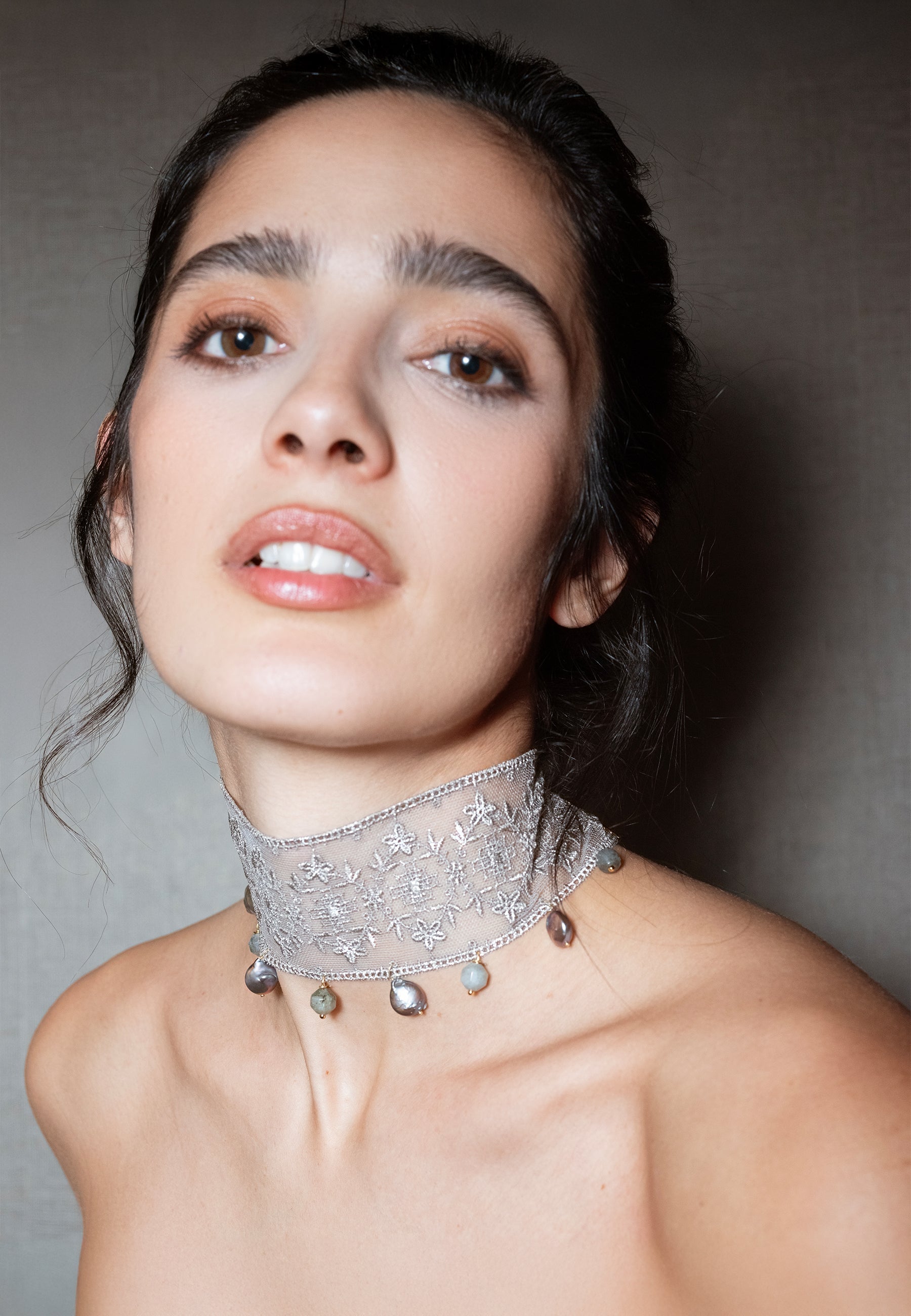 Choker Laia Plateado