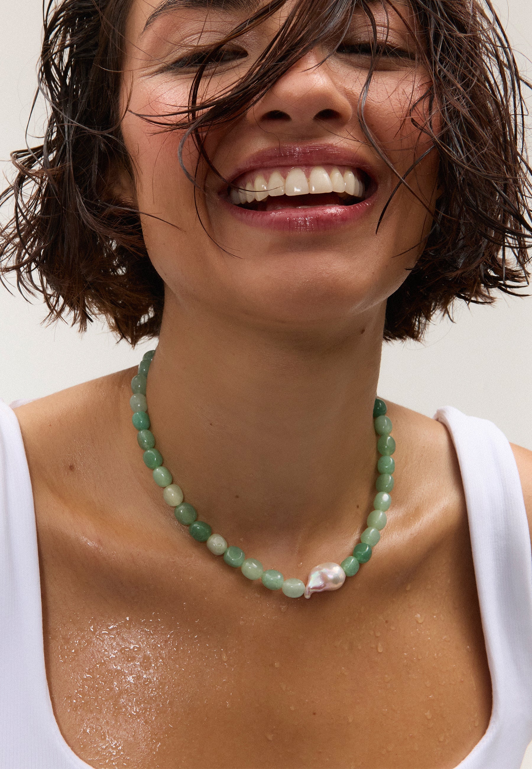 Collar Nereida Aguamarina