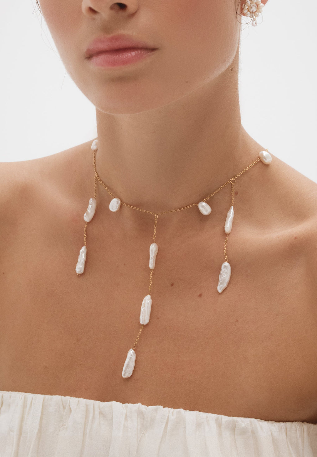 Iris Pearl Necklace
