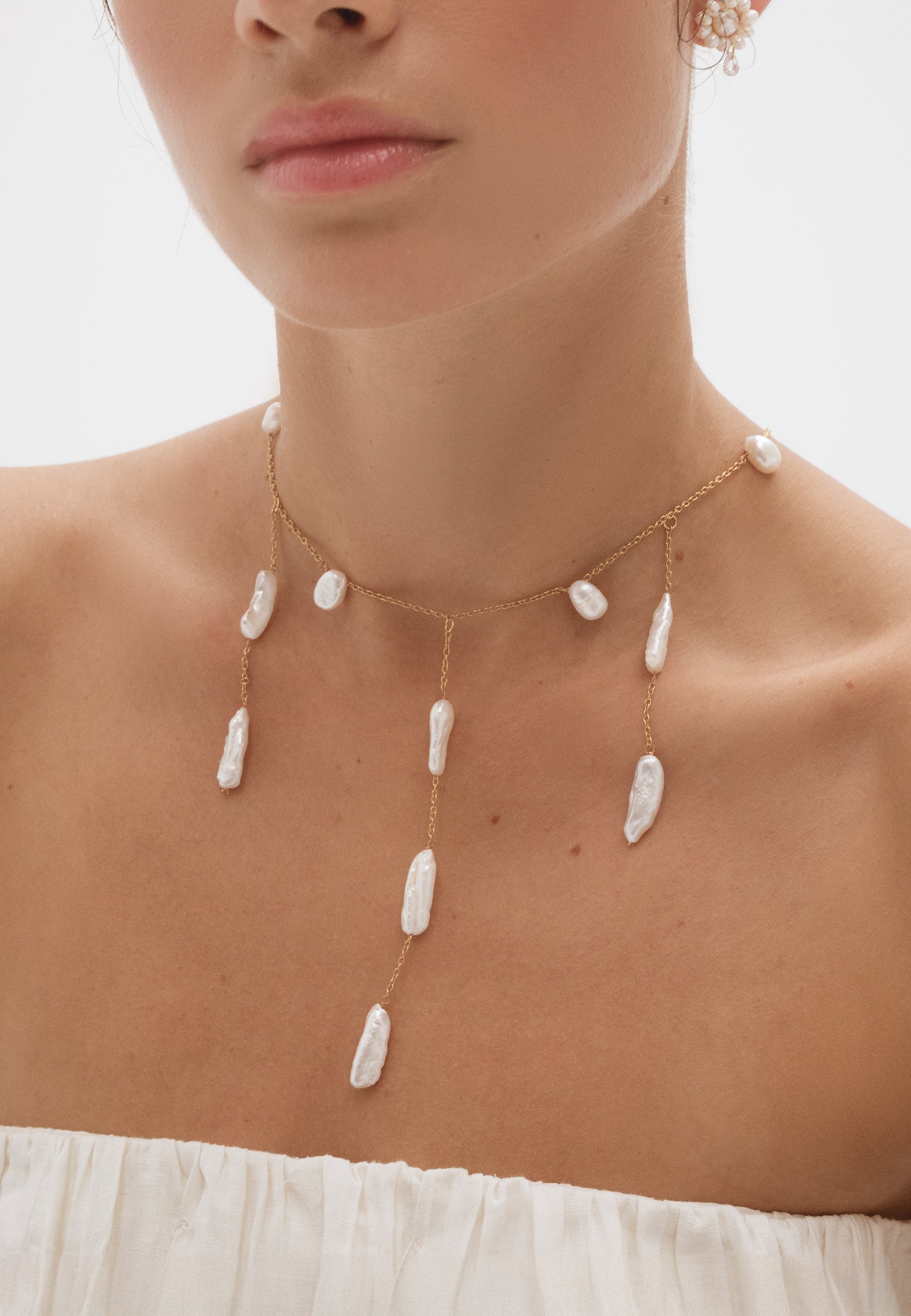Collar Iris Perlas