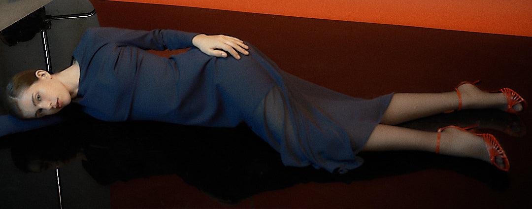 Isabella navy blue dress